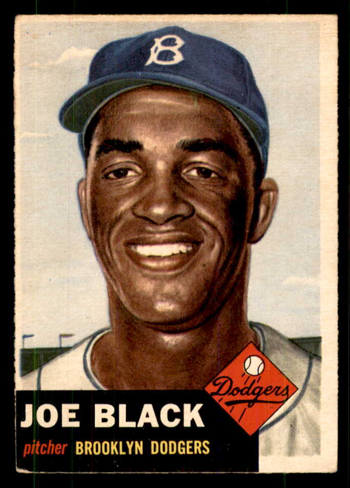 1953 Topps Baseball #081 Joe Black Dodgers EX+/EX-MT 559301