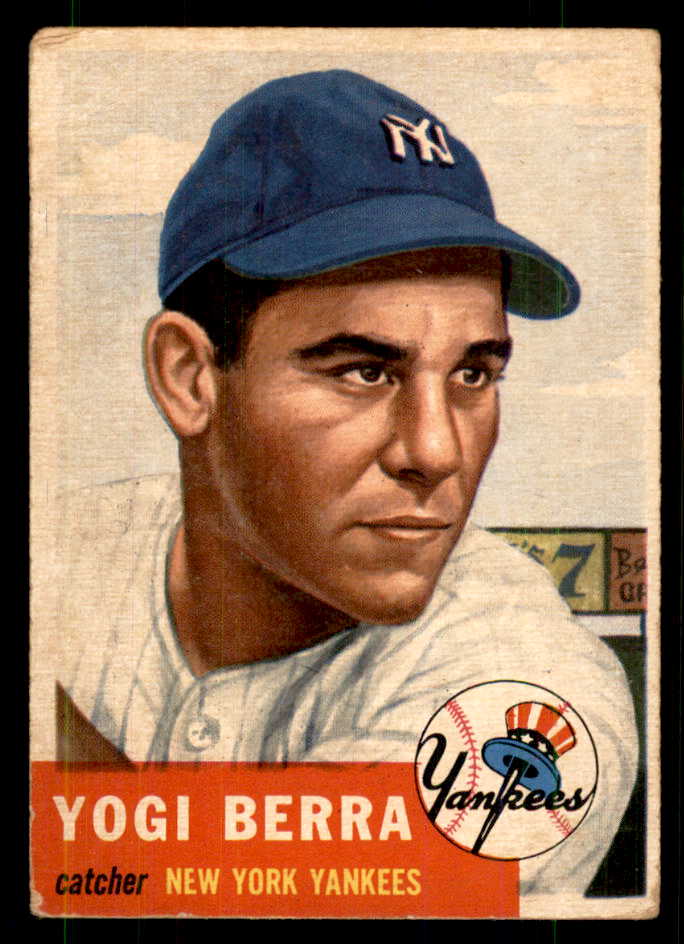 1953 Topps Baseball #104 Yogi Berra Yankees GD-VG 559303