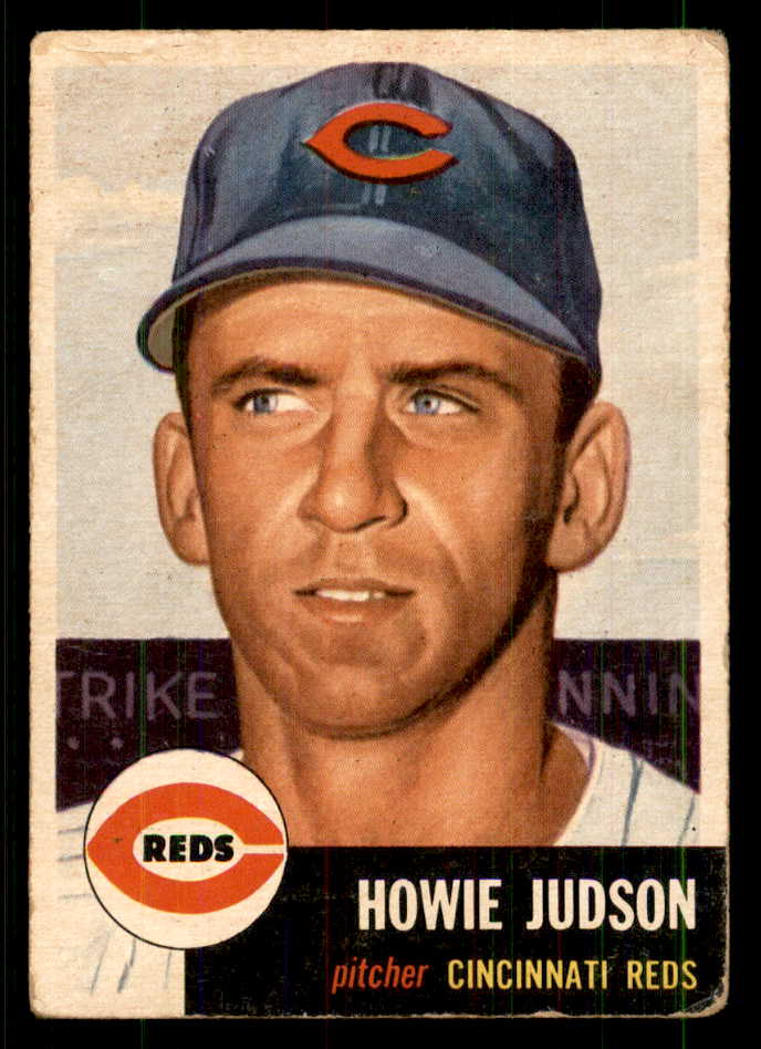 1953 Topps Baseball #012 Howie Judson Reds VG 559313