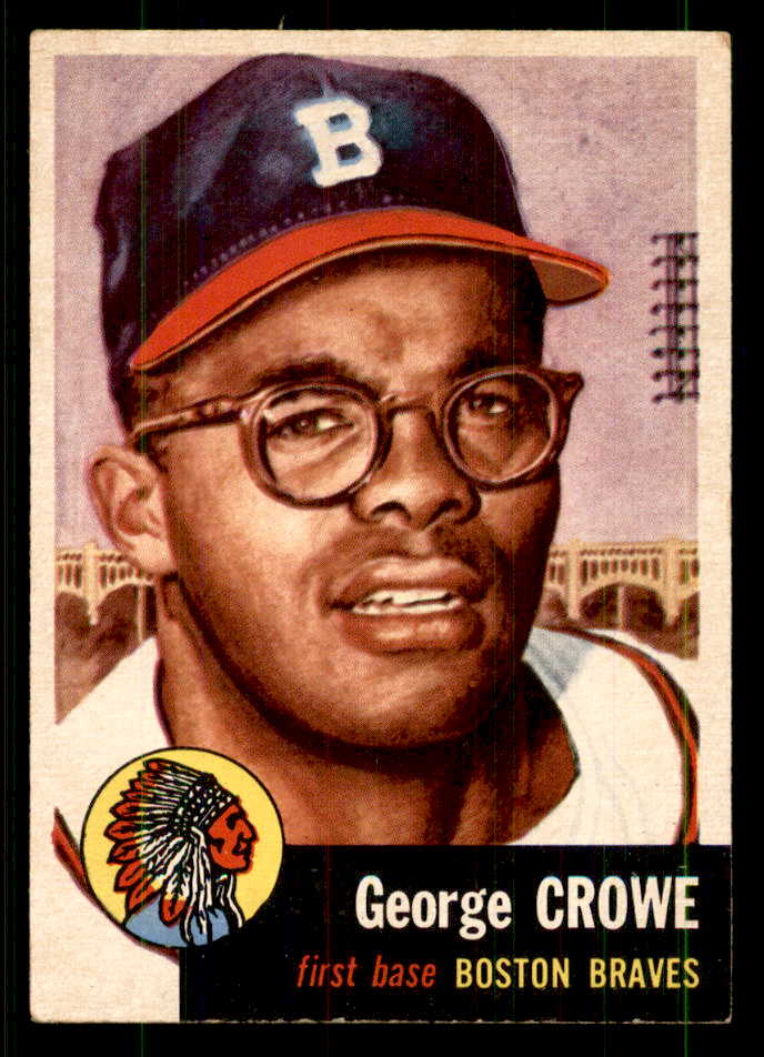 1953 Topps Baseball #003 George Crowe Braves EX-MT 559319