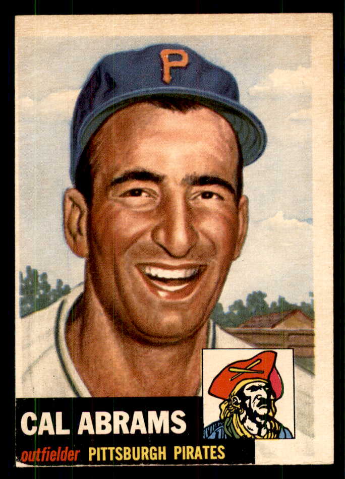 1953 Topps Baseball #098 Cal Abrams Pirates EX 559325