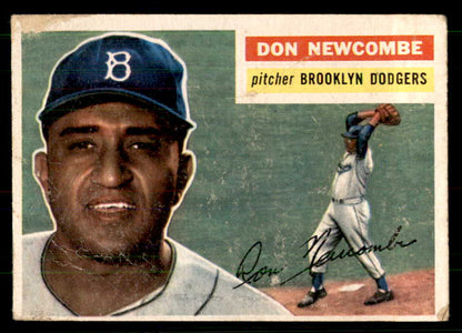 1956 Topps Baseball #235 Don Newcombe Dodgers Good 559336