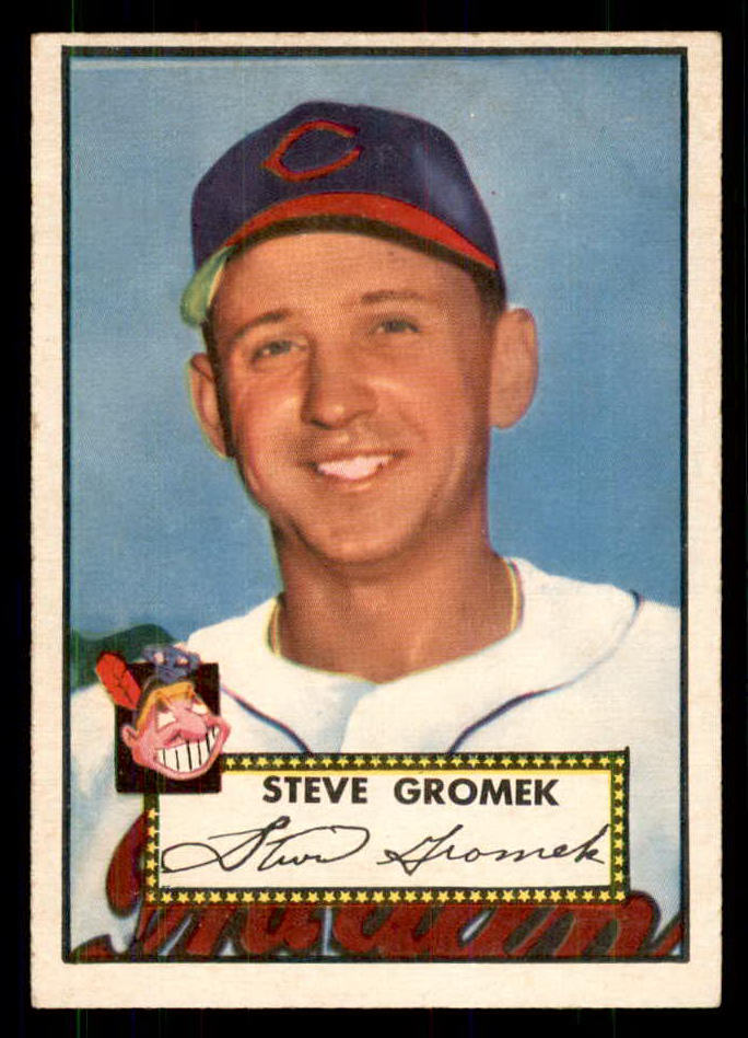 1952 Topps Baseball #258 Steve Gromek Indians EX+/EX-MT 559339
