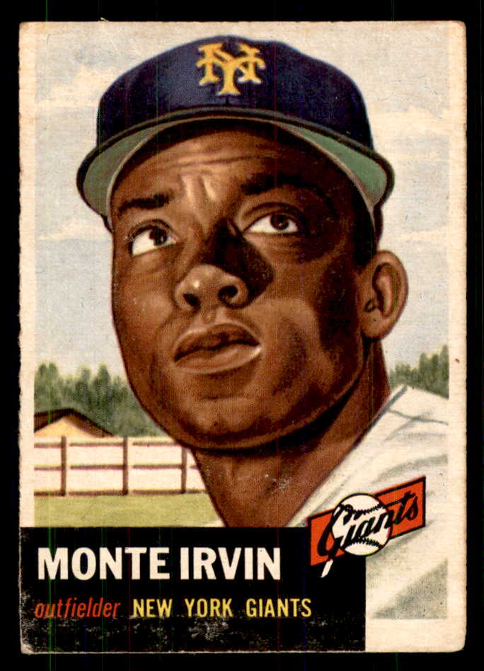 1953 Topps Baseball #062 Monte Irvin Giants VG-EX 559340