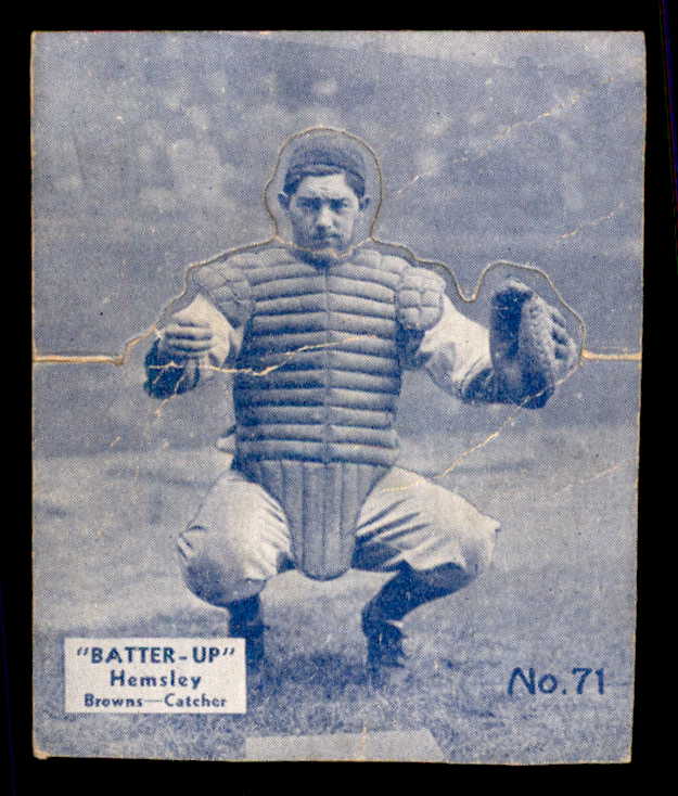 1934-36 Batter Up #071 Rollie Hemsley Browns FR-GD trimmed 559343