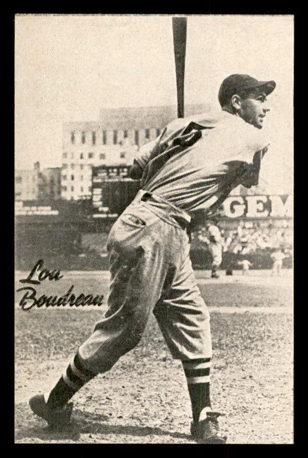1947 Homogenized Bond Lou Boudreau Indians EX-MT 559349