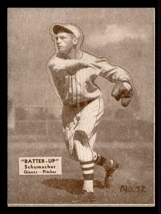 1934-36 Batter Up #052 Hal Schumacher Giants VG-EX/EX 559538