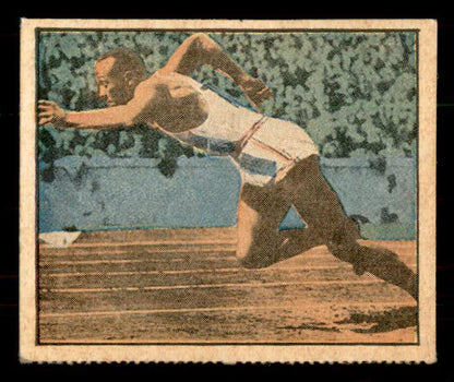 1951 Berk Ross #003-18 Jesse Owens Track EX 559653