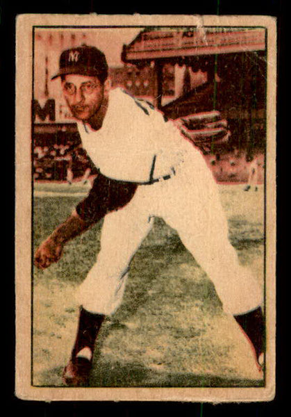 1952 Berk Ross Joe Ostrowski Yankees Good 559668