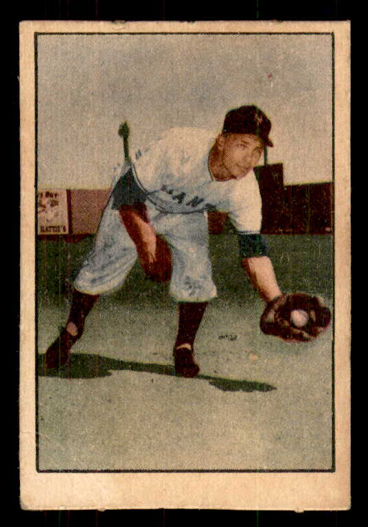 1952 Berk Ross Eddie Stanky Giants VG 559672