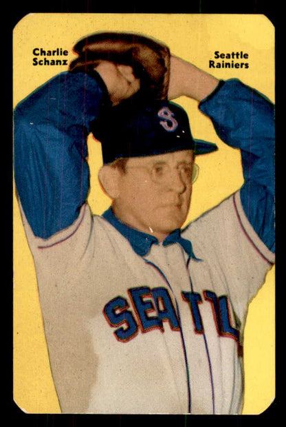 1952 Mothers Cookies #041 Charlie Schanz Rainiers VG 559689
