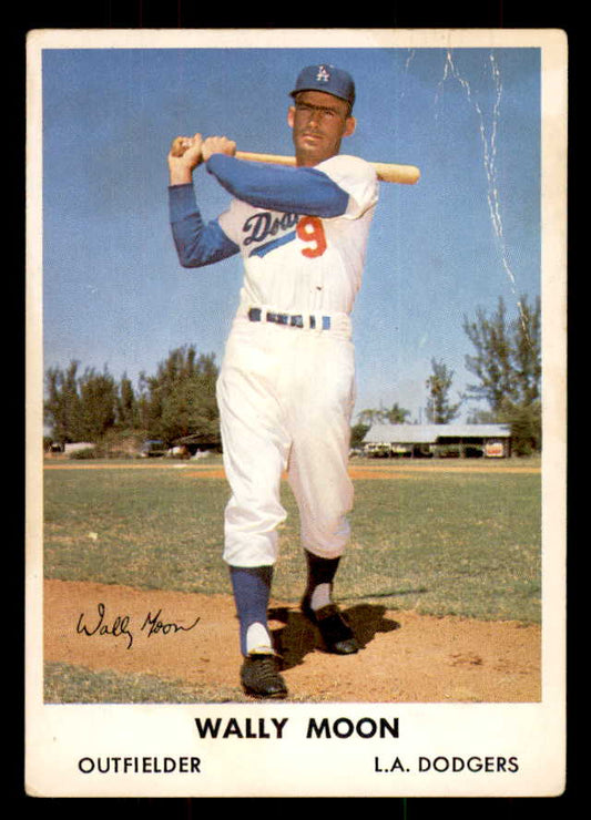 1961 Bell Brand #009 Wally Moon Dodgers GD-VG 559690