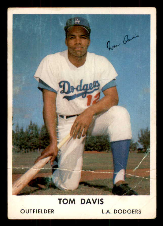 1962 Bell Brand #012 Tommy Davis Dodgers FR-GD 559692