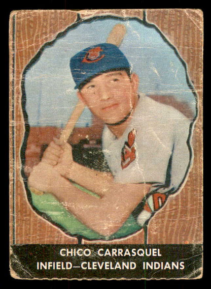 1958 Hires #011 Chico Carrasquel Indians Fair No Tab 559693