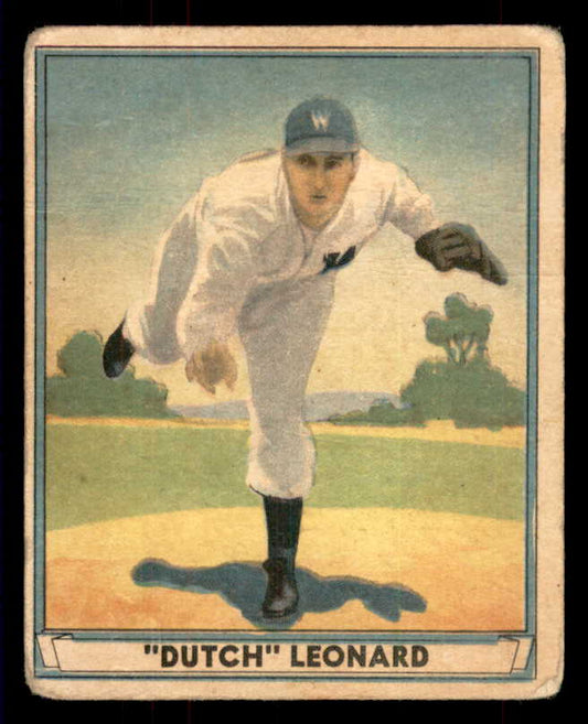 1941 Play Ball #024 Dutch Leonard Senators GD-VG/VG 559697