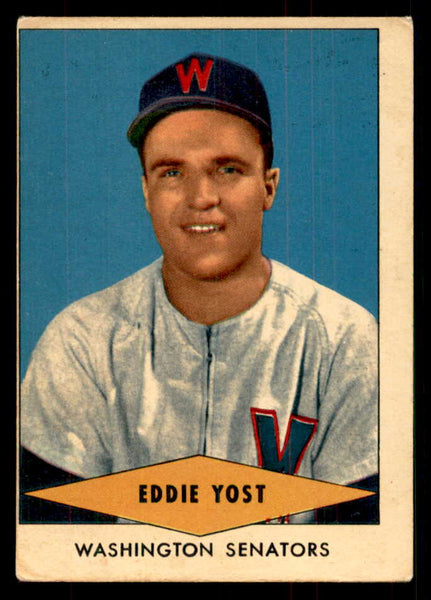 1954 Red Heart Eddie Yost Senators VG-EX 559705