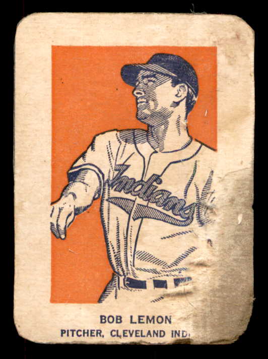 1952 Wheaties Bob Lemon Indians FR-GD Action 559722