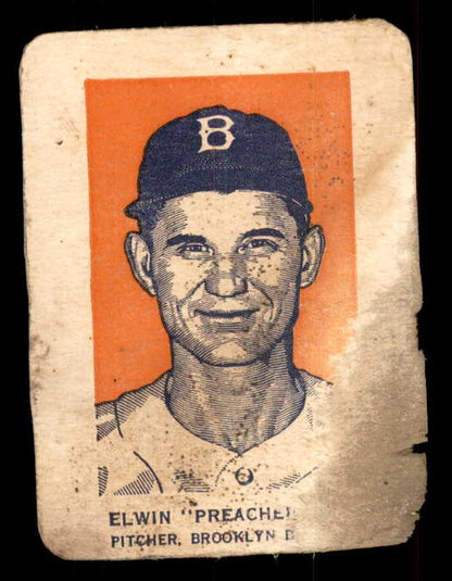 1952 Wheaties Preacher Roe Dodgers Fair Portrait 559726