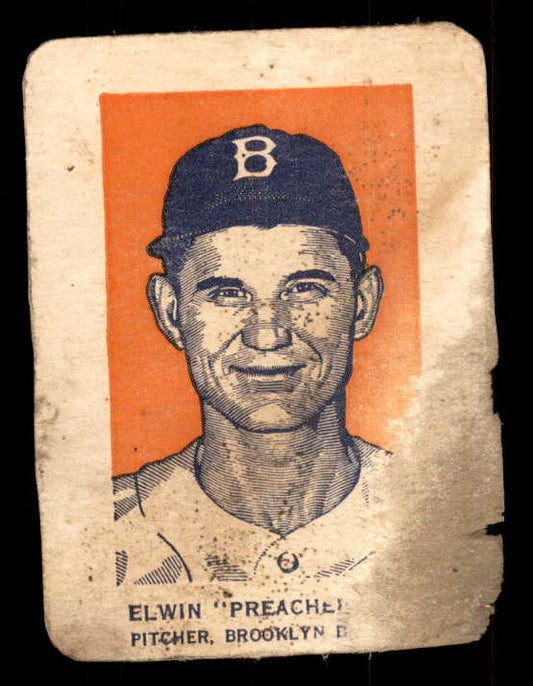 1952 Wheaties Preacher Roe Dodgers Fair Portrait 559726