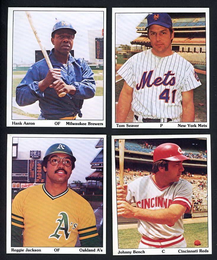 1975 SSPC Puzzle Backs Complete Set Aaron Seaver Bench 559743