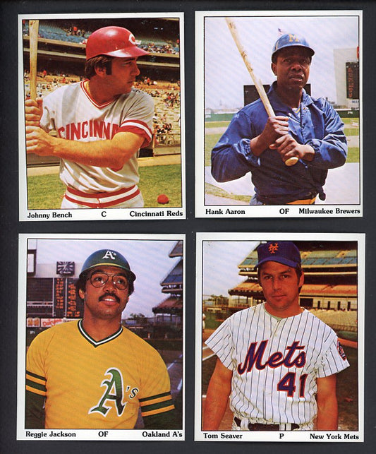 1975 SSPC Puzzle Backs Complete Set Bench Aaron Seaver 559744