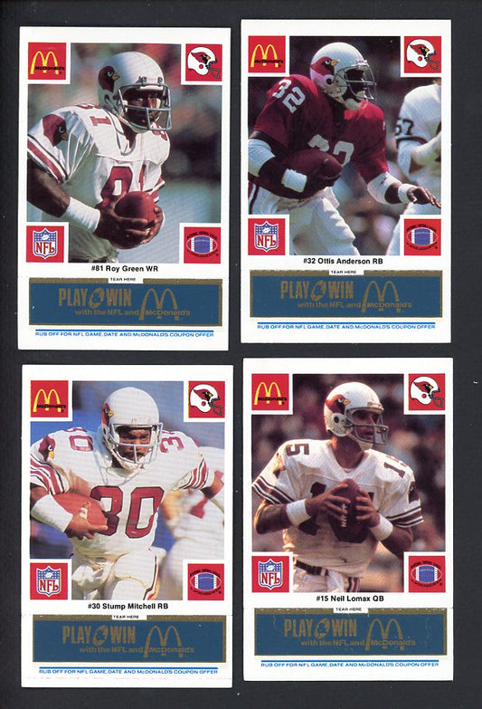 1986 McDonalds St. Louis Cardinals Complete Set Blue 559766