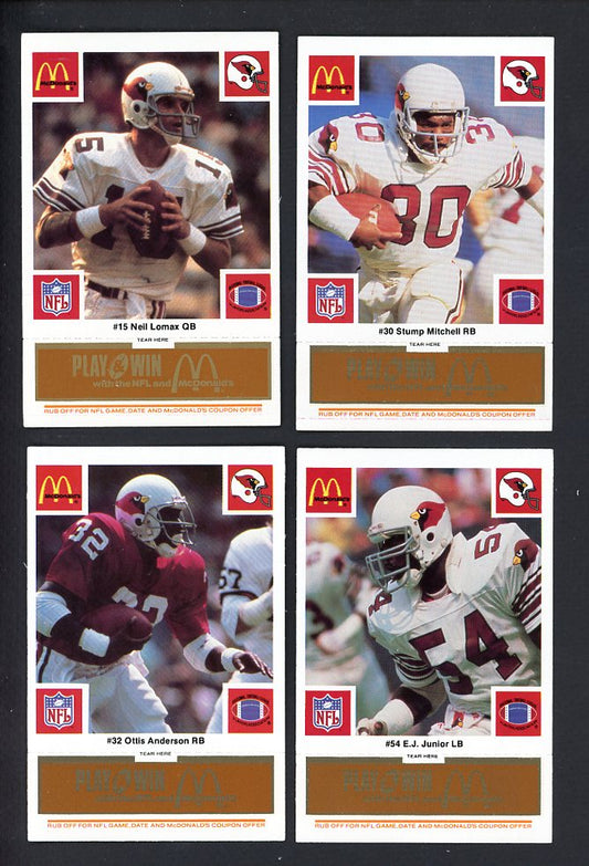 1986 McDonalds St. Louis Cardinals Complete Set Gold 559767
