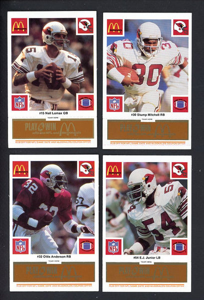 1986 McDonalds St. Louis Cardinals Complete Set Gold 559767