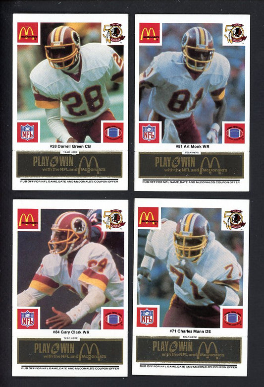1986 McDonalds Washington Complete Set Black 559800
