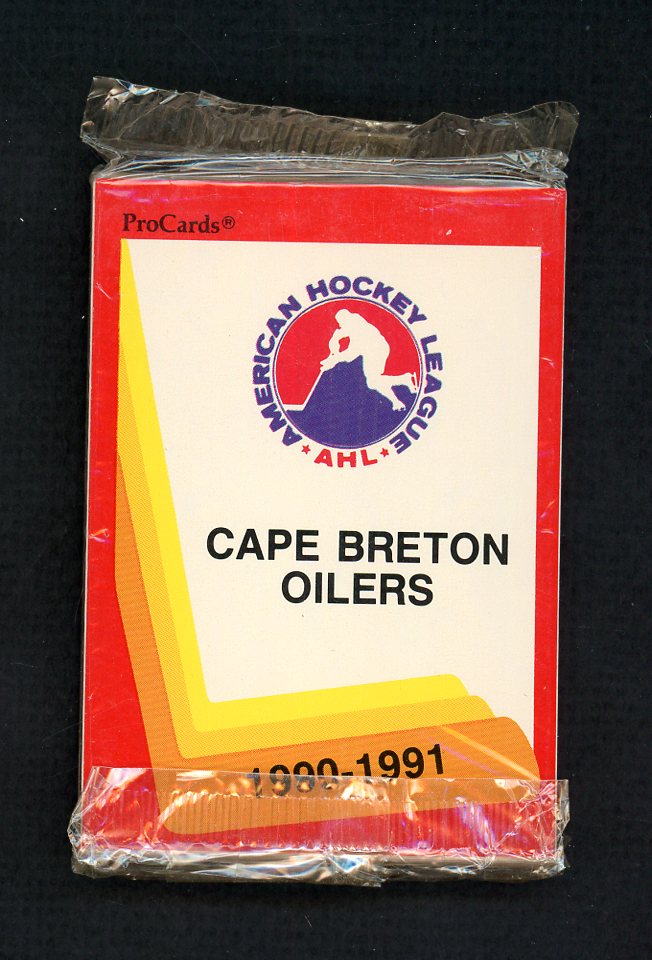 1990 Pro Card Cape Breton Oilers Complete Set 559816