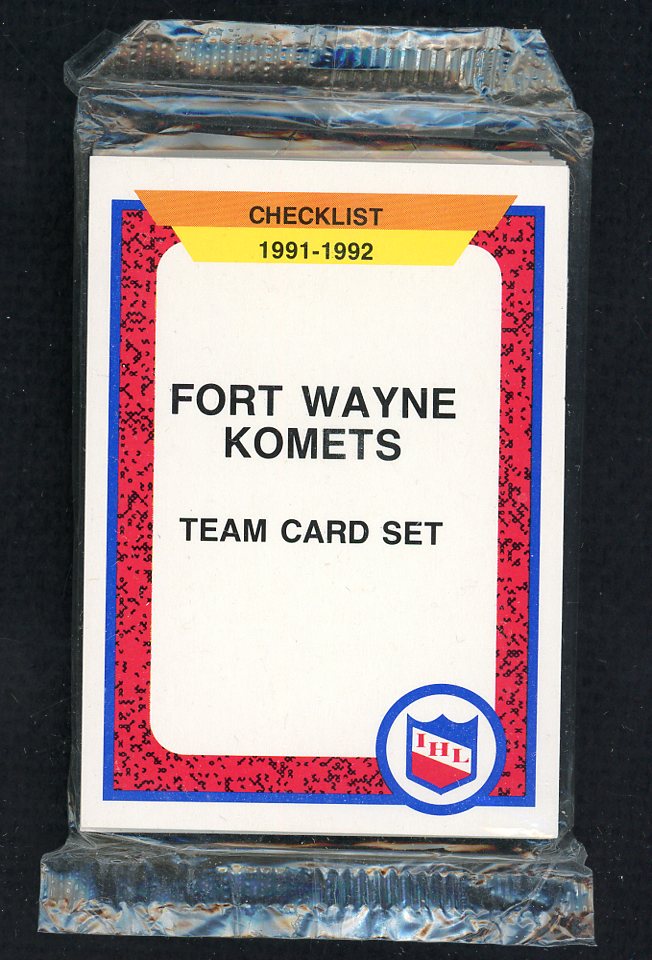 1991 Pro Card Fort Wayne Komets Complete Set 559832
