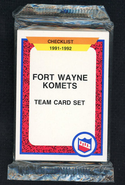 1991 Pro Card Fort Wayne Komets Complete Set 559832
