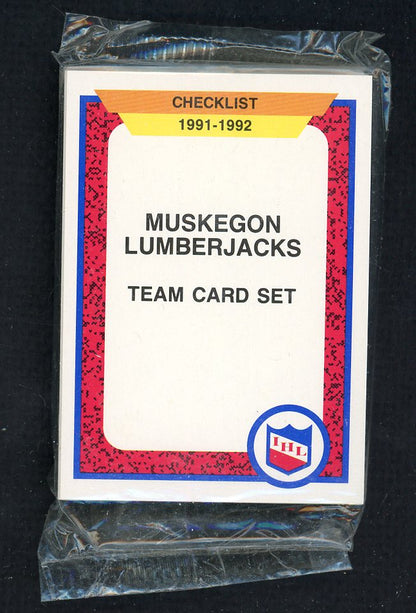 1991 Pro Card Muskegon Lumberjacks Complete Set 559838