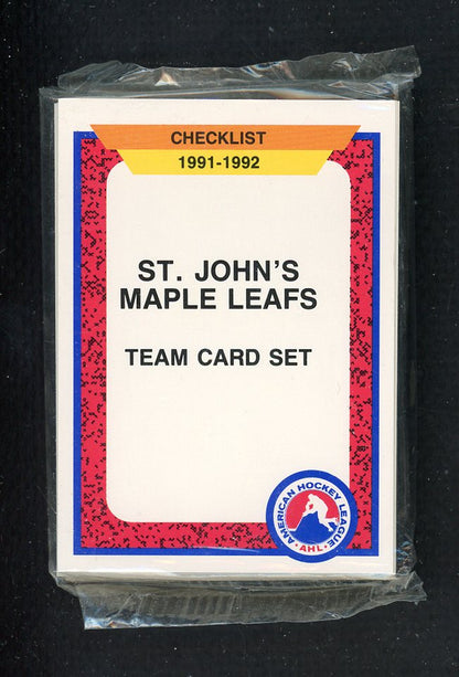 1991 Pro Card St. Johns Maple Leafs Complete Set 559843