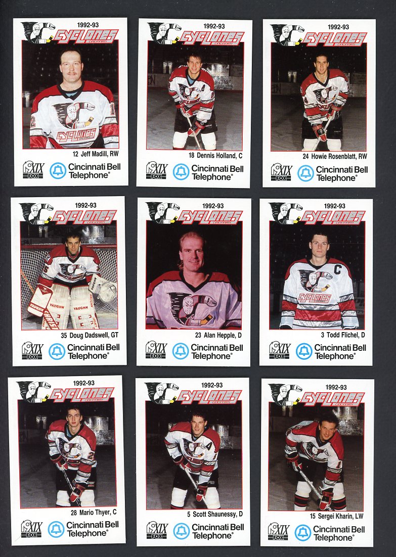 1992 Cincinnati Bell Cyclones Complete Set 559853