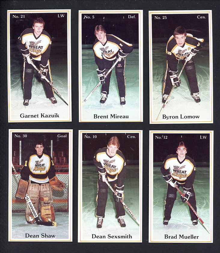 1984 Police Brandon Wheat Kings Complete Set 559858