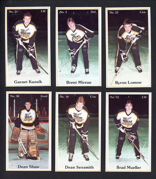 1984 Police Brandon Wheat Kings Complete Set 559858