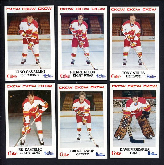 1984 Police Moncton Golden Flames Complete Set 559865