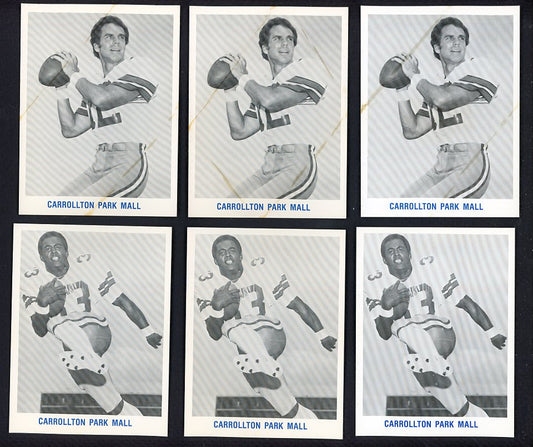 1982 Carrollton Park Mall Part Set Lot 115 Asst Dallas Cowboys 559883