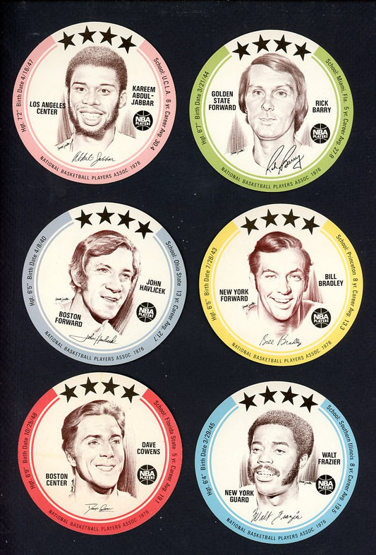 1976 Buckman Discs Basketball Complete Set 559886