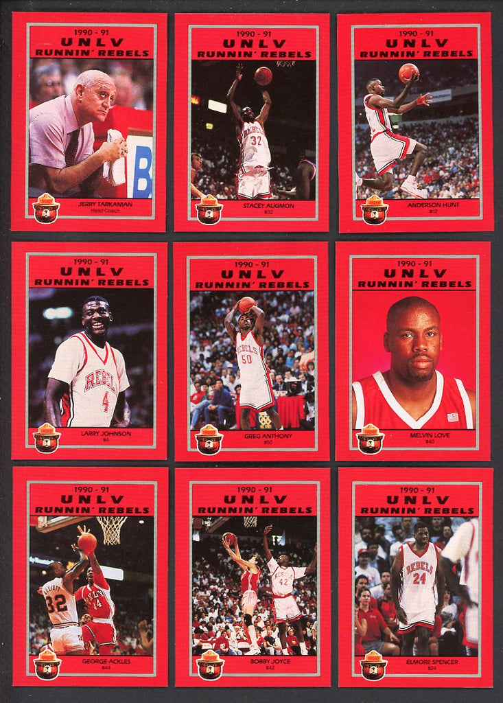 1990 Police UNLV Running Rebels Complete Set 559890