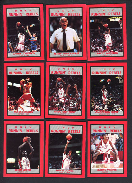 1989 Police UNLV Running Rebels Complete Set 559891