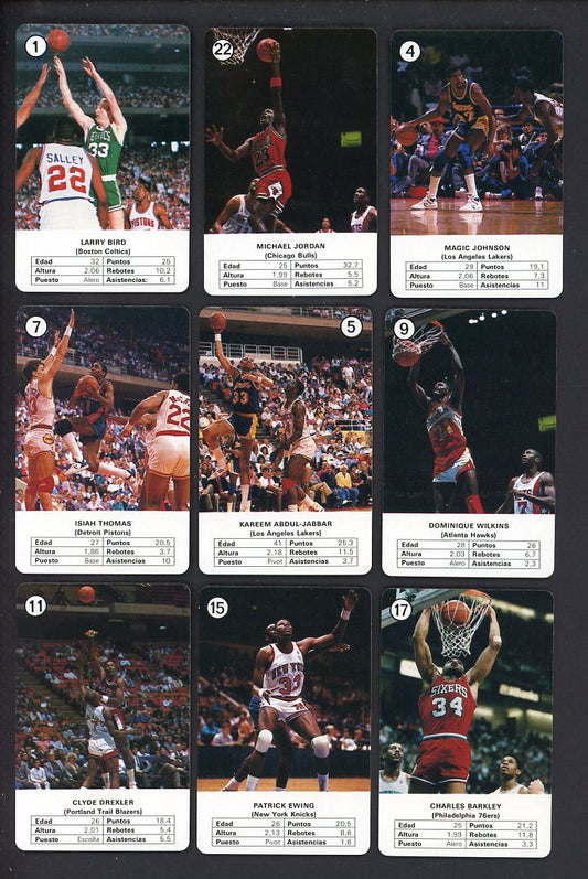 1988 Fournier NBA Stars Complete Set 559893