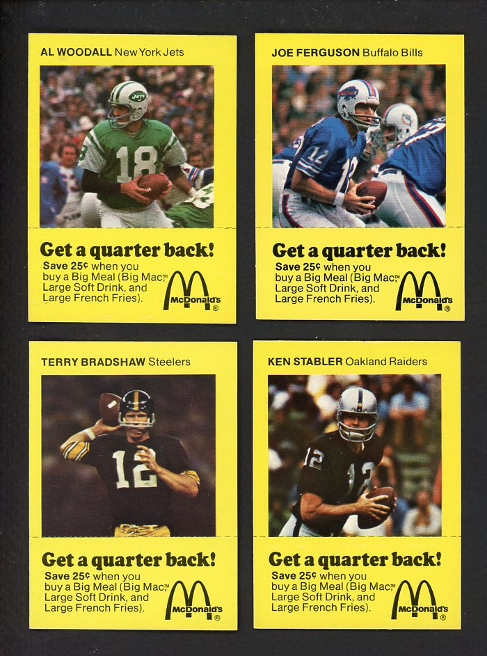 1975 McDonalds Quarterbacks Complete Set 559897