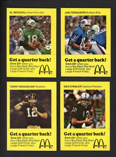 1975 McDonalds Quarterbacks Complete Set 559897