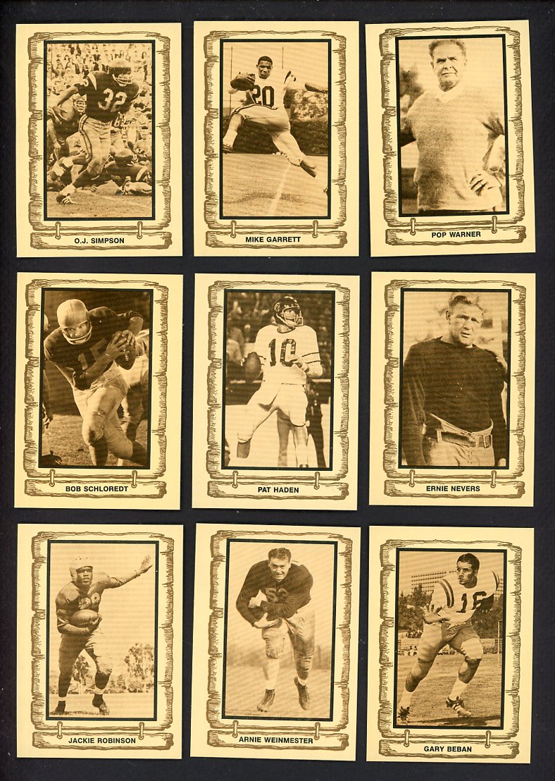 1984 Pacific Football Legends Complete Set 559898
