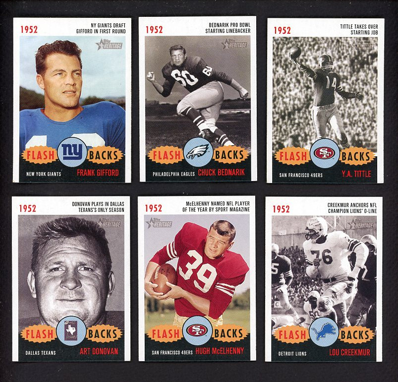 2006 Topps Football Flashbacks Complete Set 559913
