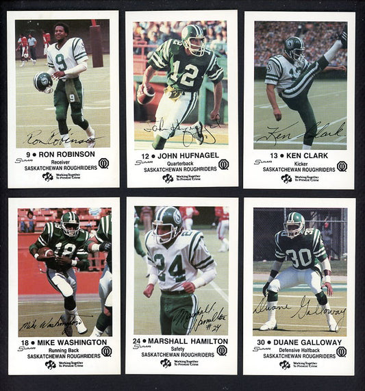 1983 Police Saskatchewan Roughriders Complete Set 559920