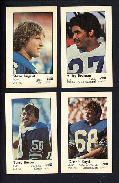 1979 Police Seattle Seahawks Complete Set toning 559928