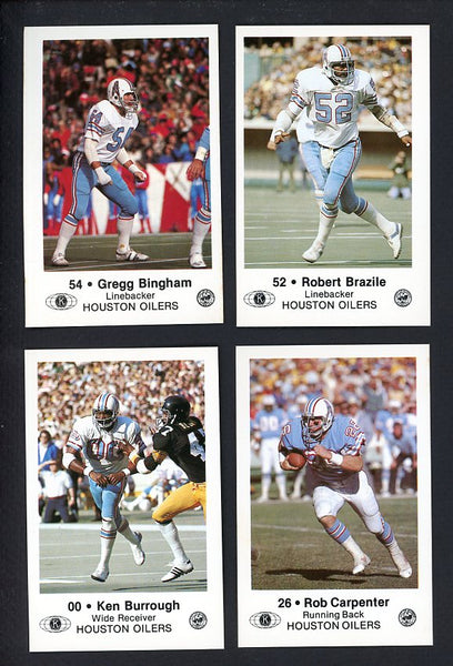 1980 Police Houston Oilers Complete Set 559932
